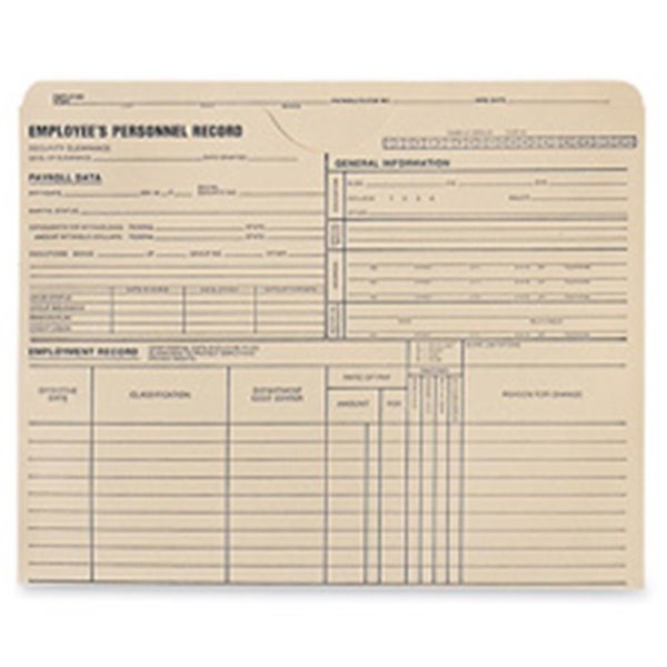 Quality Park Products Personnel Record Jacket- Flat Exp- 9-.50in.x11-.75in.- QU463510